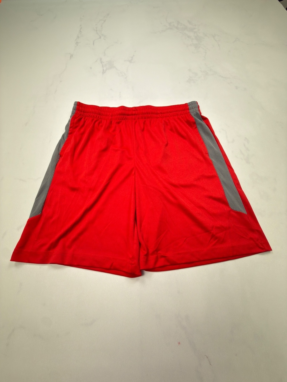 Tek Gear Athletic Shorts Red 2010s Minimalist - Boys XL Husky